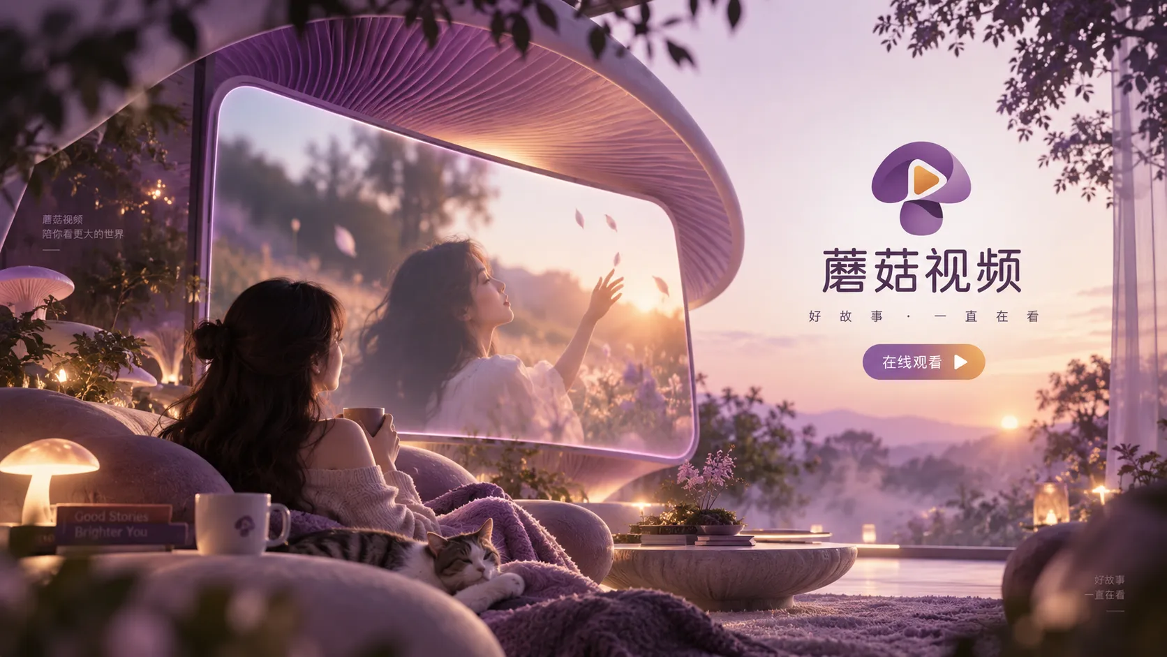 蘑菇视频官网首页观看主题视觉